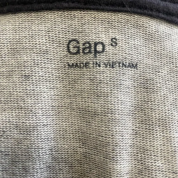 GAP Men's Shawl-Collar Cardigan V-neck Button Front Size Small Charcoal - Picture 6 of 7